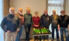 The Aberdeen team (from left to right): Mutlu Ustan, Norman Hessler, Duncan Cowie, Brenda Rafferty, Greame McPhee, Bill Williamson and Ian Cukrowski. Image: Aberdeen Backgammon Club.
