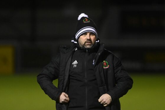 Cove Rangers manager Paul Hartley. Image: Kenny Elrick/DC Thomson