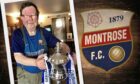 Ian Stott, in the St Cyrus Hotel shortly after Montrose won their League Two title in 2018.