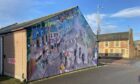 One of the many great murals in Invergordon, offering an insight into the town's past. Image: Stuart Findlay/DC Thomson