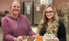 Nicola Mackinlay and Megan Walker run MNM's cafe in Nairn with a selection of desserts