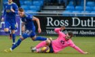 Cieran Dunne in action for Cove Rangers against Raith Rovers. Image: Kenny Elrick/DC Thomson
