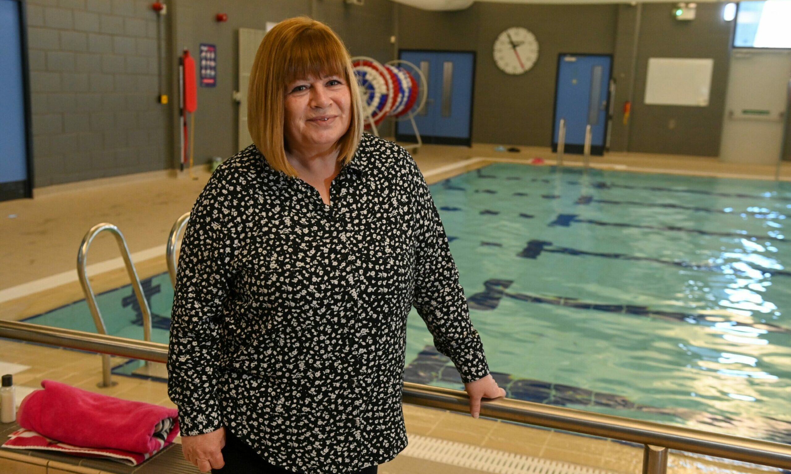 Jenny says the aquaphobia classes have made her much more confident in the water. Image: Kenny Elrick/DC Thomson