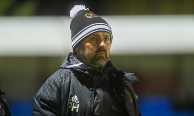 Cove Rangers manager Paul Hartley. Image: Kenny Elrick/ DC Thomson