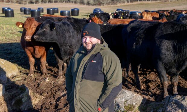 Duncan Morrison farms with his wife Claire. Image: Kath Flannery/DC Thomson