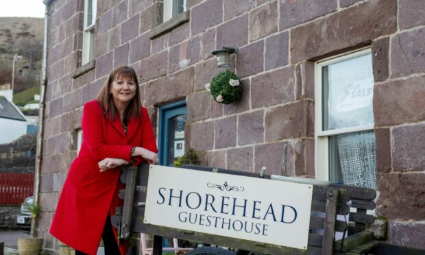 Shorehead Guesthouse owner Jane Davidson is selling up. Image: Kath Flannery/DC Thomson