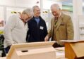 King Charles III visited Aboyne and Mid Deeside Men's Shed last month to hear about their work and tour their new premises. Image: Kath Flannery/DC Thomson
