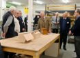 King Charles recently visited Aboyne and Mid-Deeside Men's Shed and watched them as they worked.
Image: Kath Flannery/DC Thomson