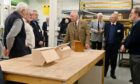 King Charles recently visited Aboyne and Mid-Deeside Men's Shed and watched them as they worked.
Image: Kath Flannery/DC Thomson