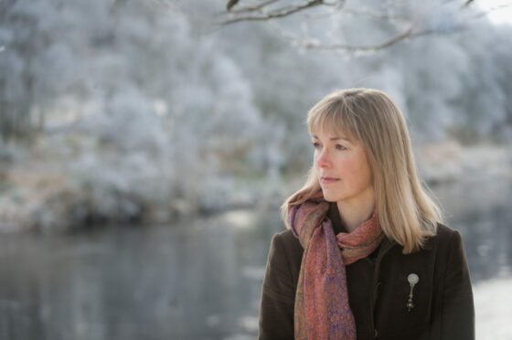 Merryn Glover, writer in residence at Cairngorms National Park, has created "The Hidden Fires". Pic: Stewart Grant