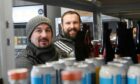 Bryan Gray, left and Andy Christie are bringing local beers and spirts to the north-east. Image: Darrell Benns/DC Thomson