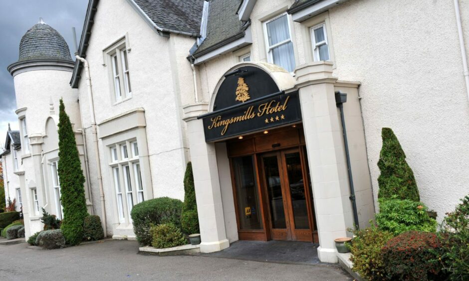Exterior of the Kingsmills Hotel in Inverness, where the launch event for Scottish Golf Tourism Week will be held.