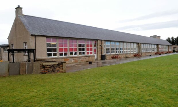 Halkirk Primary has been closed today. Image: David Whittaker-Smith.