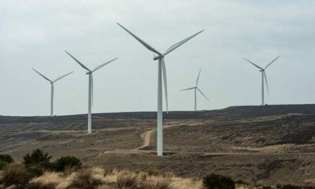 Wind turbines dominate the landscape in some parts of Speyside. Image: Jason Hedges/DC Thomson