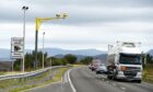 The A9 is a mix of single and dual carriageways along 110 miles. Image: Sandy McCook/DC Thomson.