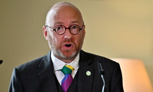 Scottish Greens co-leader Patrick Harvie. Image: PA.