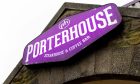 Poterhouse Steakhouse and Coffee Bar sign.