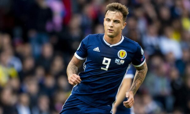 Eamonn Brophy in action for Scotland against Cyprus in 2019. Image: SNS