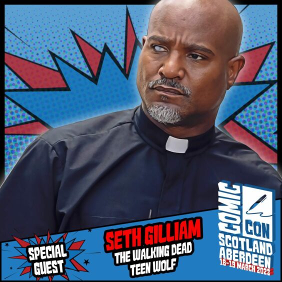 Seth Gilliam will appear at Aberdeen Comic Con. 