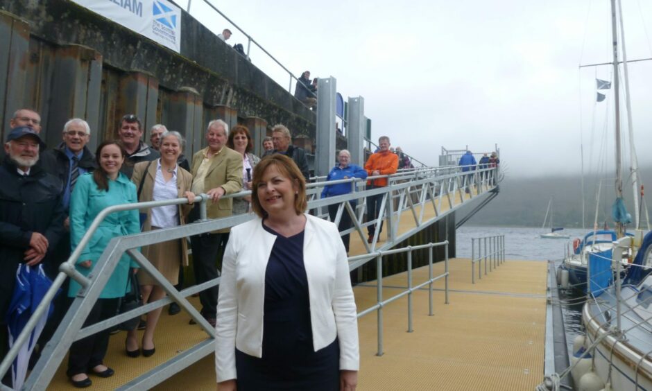 Grand opening with the Fort William Marina and Shoreline Community Interest Company and Fiona Hyslop MSP