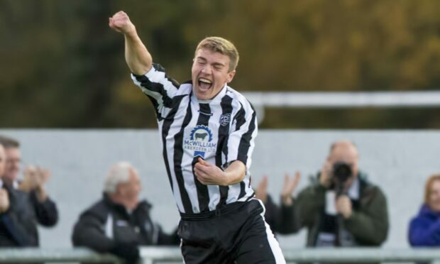 Marc Lawrence is pleased to be back at Fraserburgh and could face Huntly tonight. Image: Jasperimage