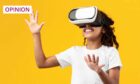 Virtual reality technology is still relatively new, so parents should research it before buying headsets (Image: Prostock-studio/Shutterstock)