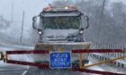 The A93 Aberdeen to Perth road is closed between Braemar and Spittal of Glenshee. Image: Andrew Milligan/PA Wire.