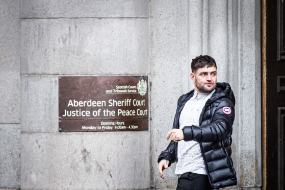 Lewis Forrester was clocked at nearly 120mph on the A92.  Image: Wullie Marr / DC Thomson.