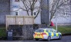 Police were seen in Tillydrone more than 24 hours after the incident occurred. Image: Wullie Marr/DC Thomson