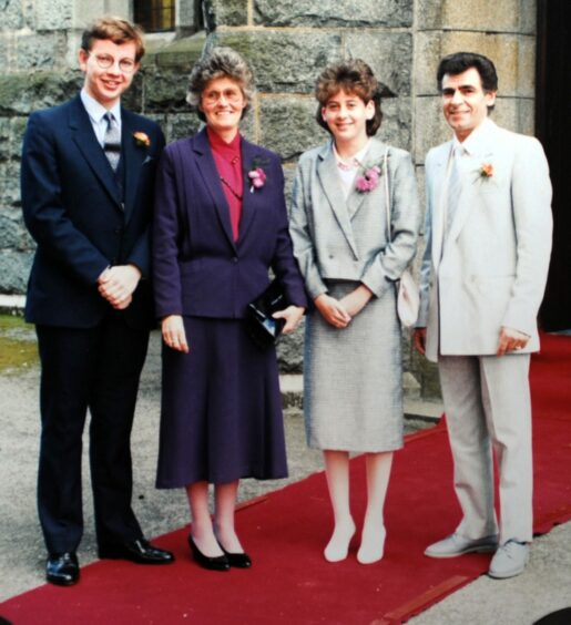The Gove family comprising Michael, Christine, Angela and Ernest.