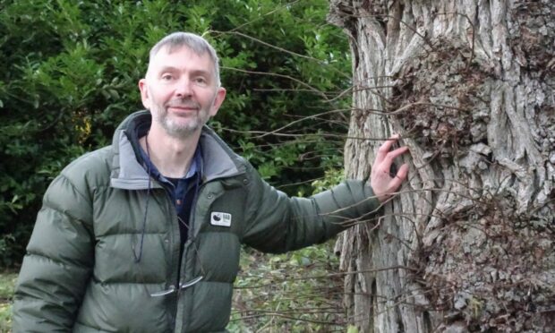 Dr Max Coleman. from the Royal Botanic Garden, is working with the University of the Highlands and Islands  on the elm tree project