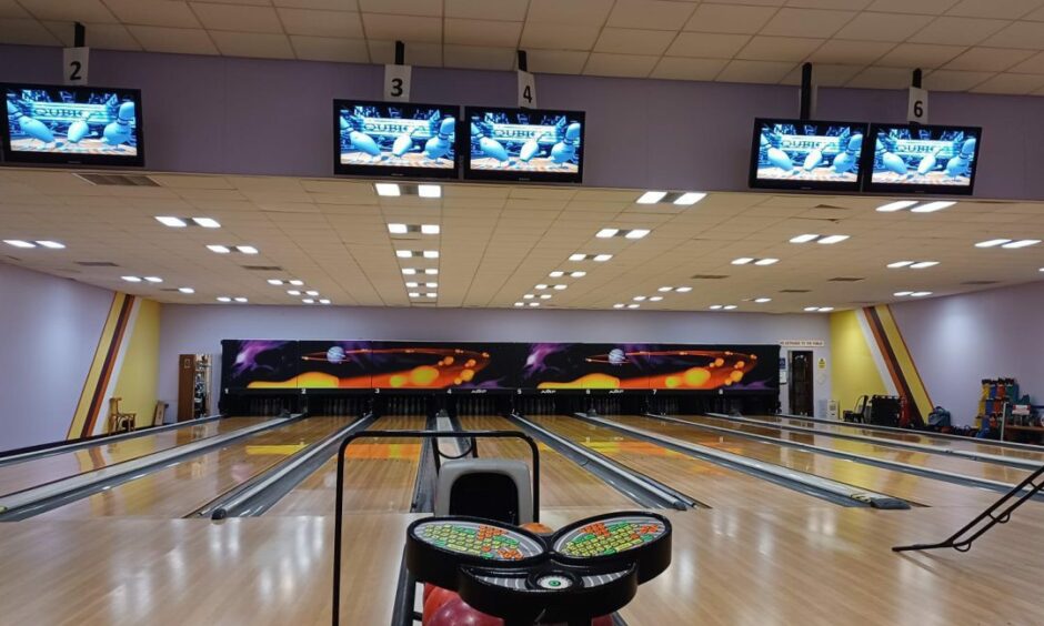 The bowling alley at the Nevis Centre is one of their most popular facilities