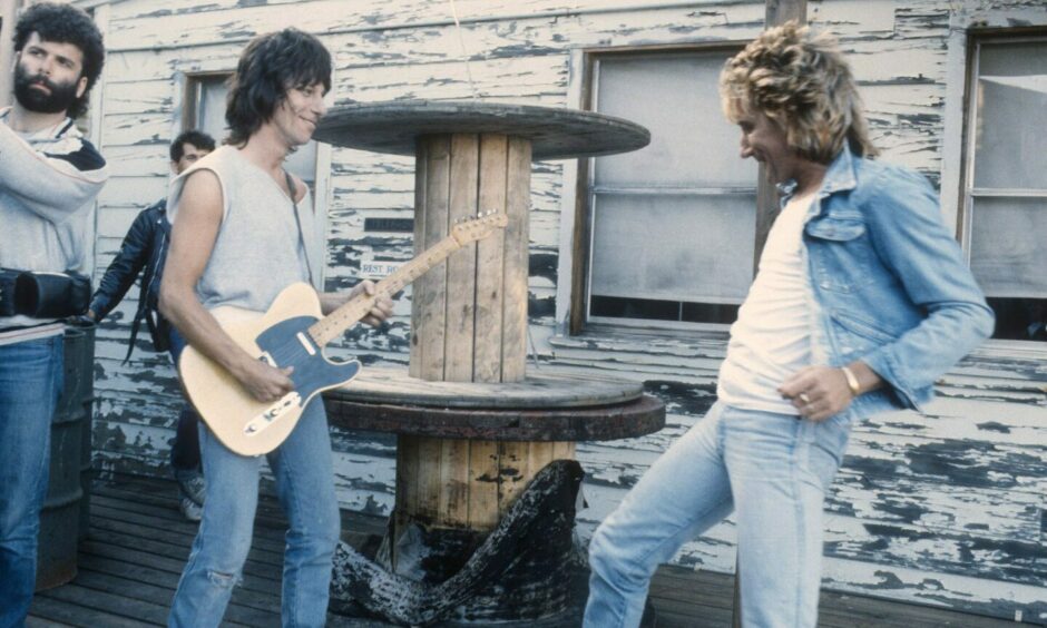 Rod Stewart and Jeff Beck made music together through the decades. Image: Shutterstock.