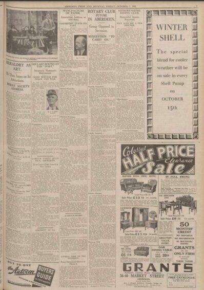 The page in which the Stoneywood Paper Mill article of October 7 1932 sa