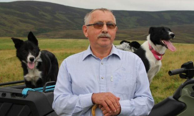 Peter Myles is a sheep farmer from Glenesk