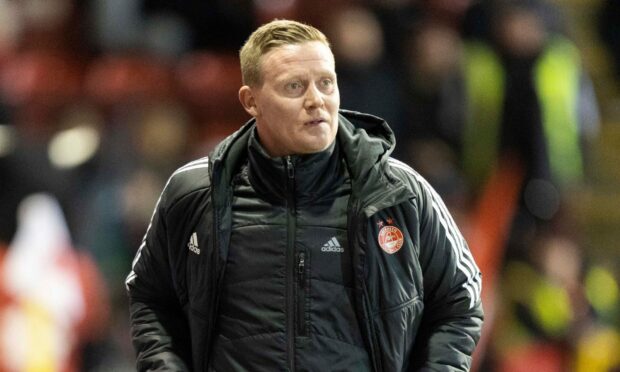 Aberdeen interim manager Barry Robson. Image: SNS