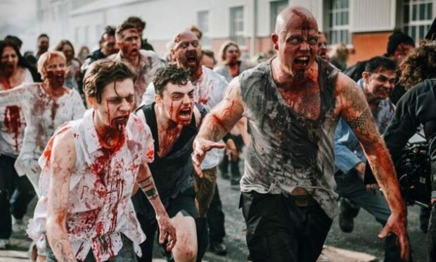 'Zombies' in a scene from Redcon-1. Image: @Redcon1film Instagram