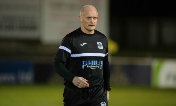 Gavin Price during his time in charge of Elgin City. Image: SNS.