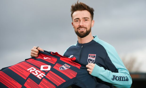 Ross County winger Gwion Edwards. Image: SNS