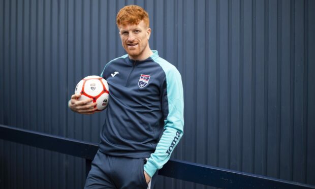 Simon Murray, following his move to Ross County. Image: SNS