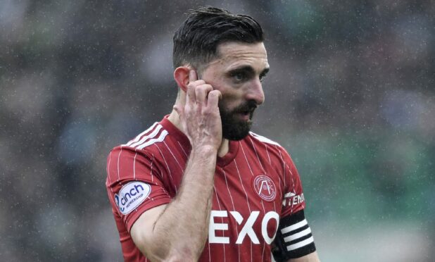 Graeme Shinnie in action for Aberdeen. Image: SNS