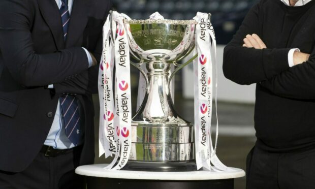 The Scottish League Cup trophy.
