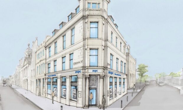 Artist's impression of the new Aberdeen Solicitors Property Centre. Image: Frame
