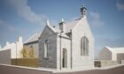 An artist impression of what the former Aberchirder Church could look like after renovation works. Image: etch