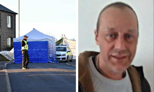 Andrew Ross has been named as the man who died in Peterhead on Sunday night. Image: Police Scotland/ DC Thomson.