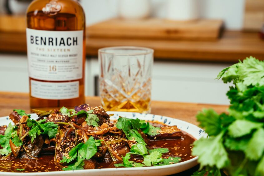 Benriach whisky with a meal
