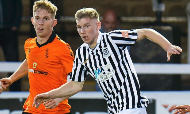 Tom Findlay is racking up valuable experience this season with Elgin City. Image: Bob Crombie