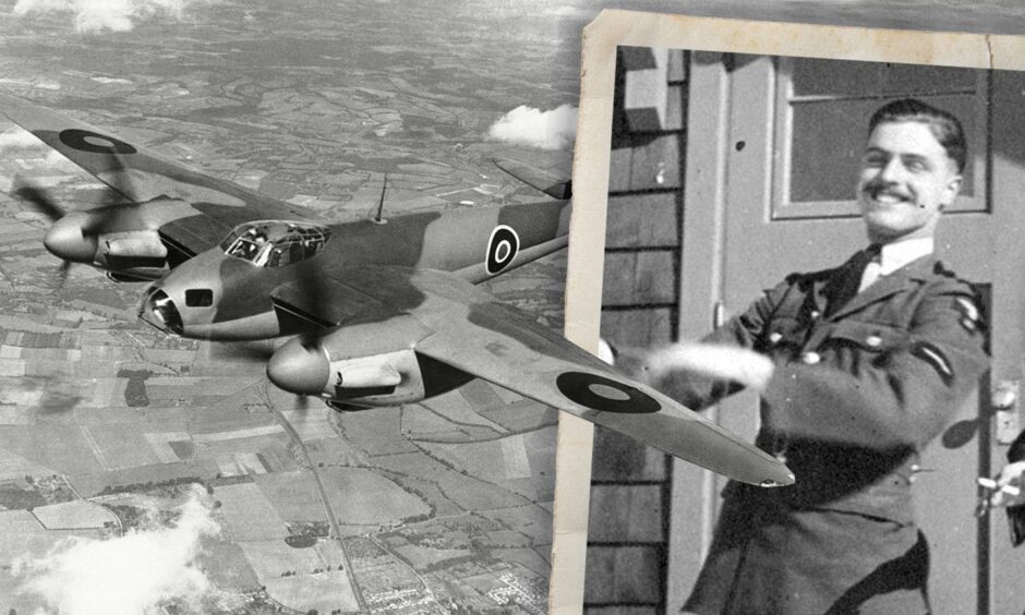 Bill Livock's Mosquito plane crashed into the sea off Lossiemouth in December 1944