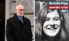 Retired police officer Brian Kennedy and murdered Brenda Page. Image: DC Thomson/Police Scotland