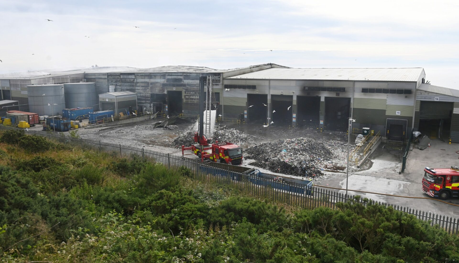 Cause of Aberdeen recycling centre fire may never be known